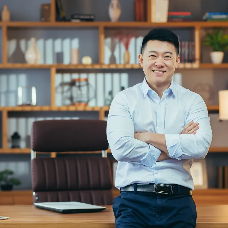 businessman in office 