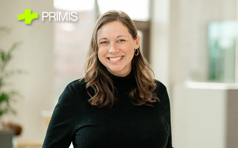 Amanda Gravely. Primis logo.